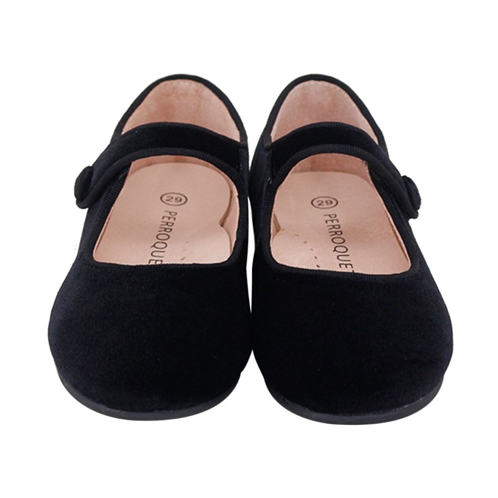 black velvet mary janes